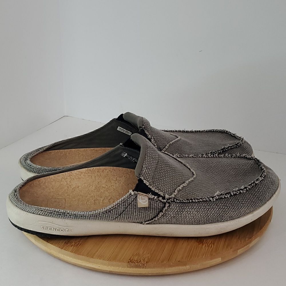 Spenco Total Support Siesta Slide Men's Orthotic Support Canvas Size 14